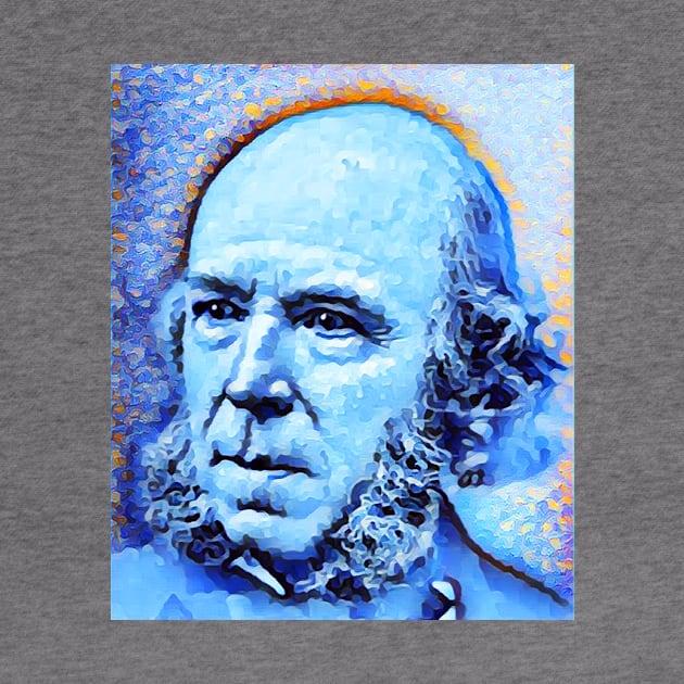 Herbert Spencer Portrait | Herbert Spencer Artwork | Herbert Spencer Painting 14 by JustLit